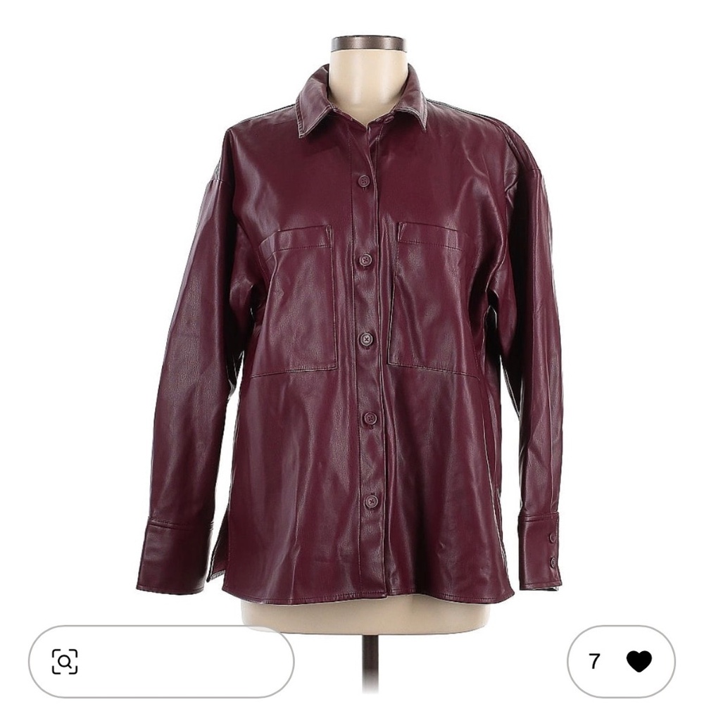 Abercrombie and Fitch Maroon Jacket